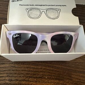 Polarized WeeFarers Baby Sunglasses - Pink & Purple Tie Die - Like New